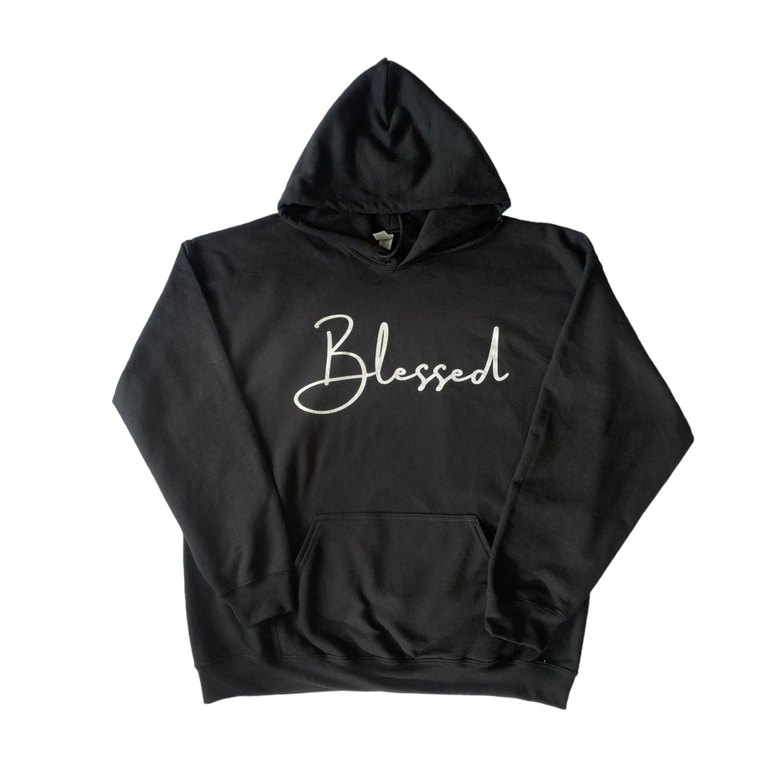 Hoodie - BLESSED SIGNATURE - Black