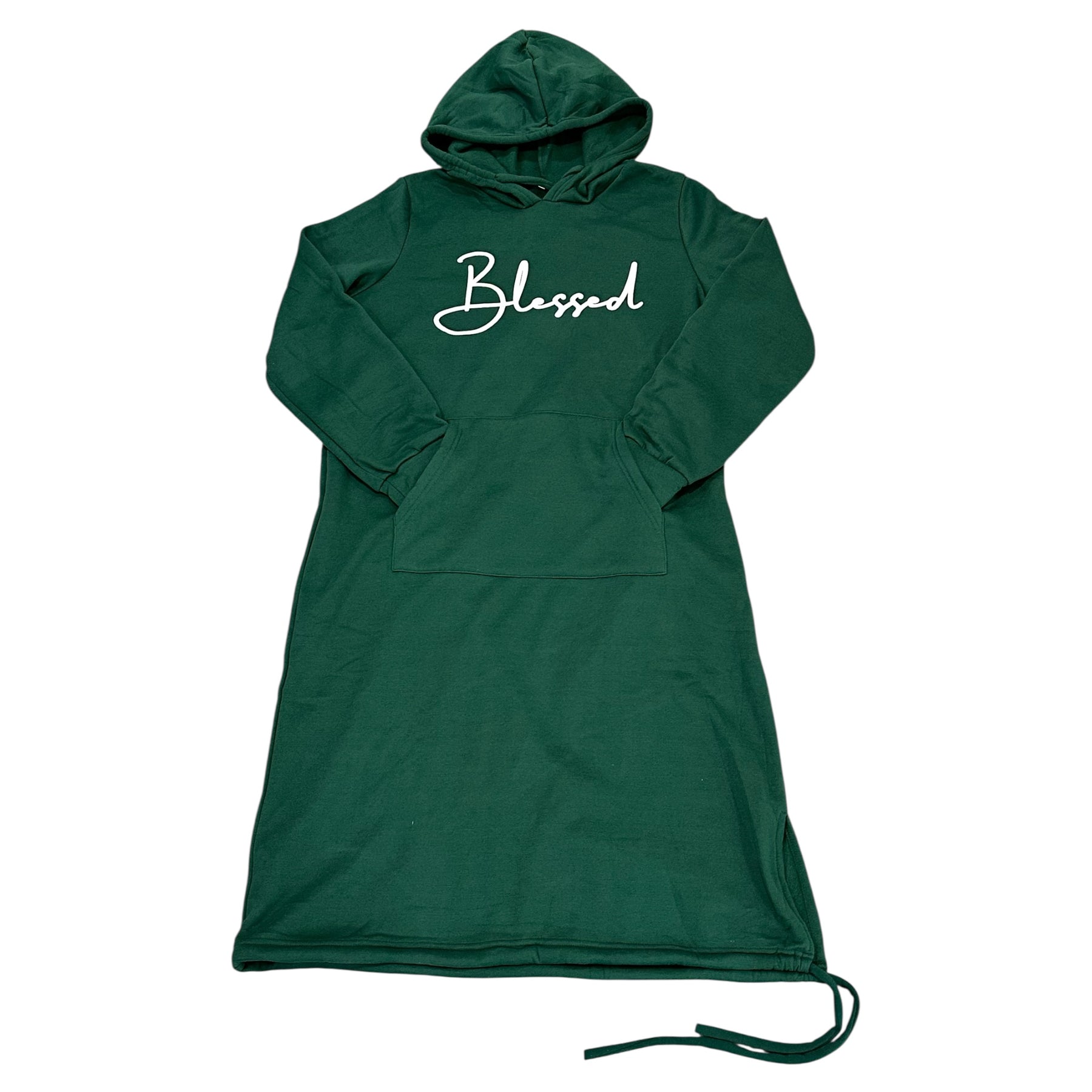 Blessed Long Hoodie Dress 2.0 - Forest Green Identity X Blessed Long Hoodie Dress 2.0 - Forest Green Identity X