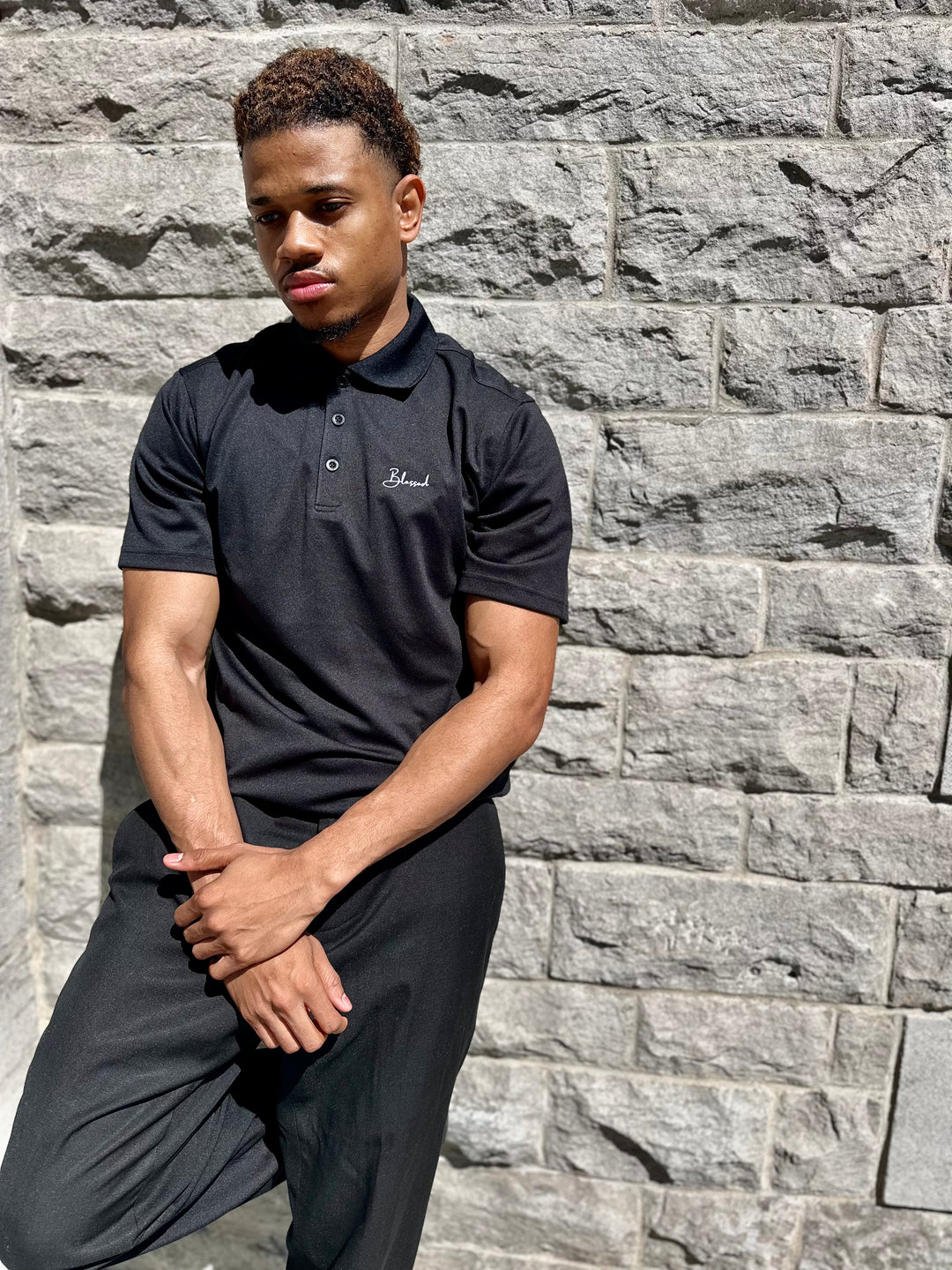 Le Silencieux Polo Blessed - Noir