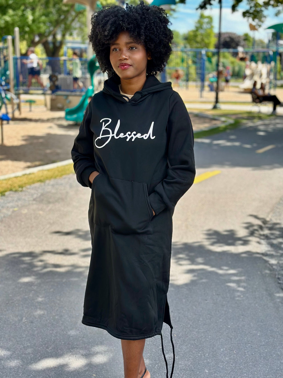 Blessed Long Hoodie Dress 2.0