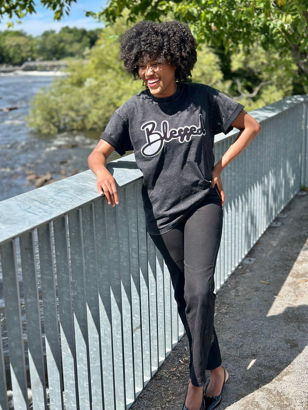 Blessed Oversized Tshirt - Black