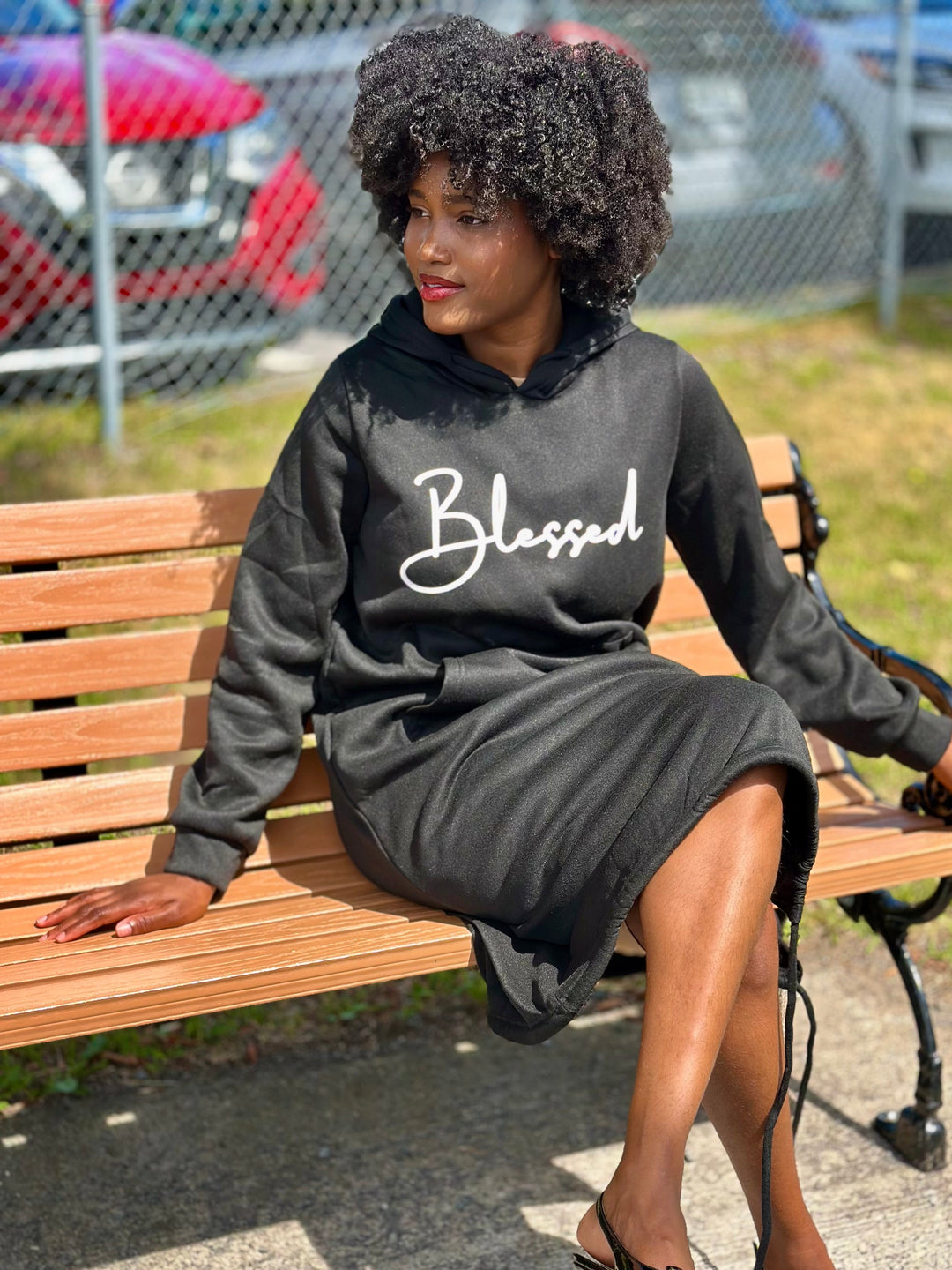 Blessed Long Hoodie Dress 2.0